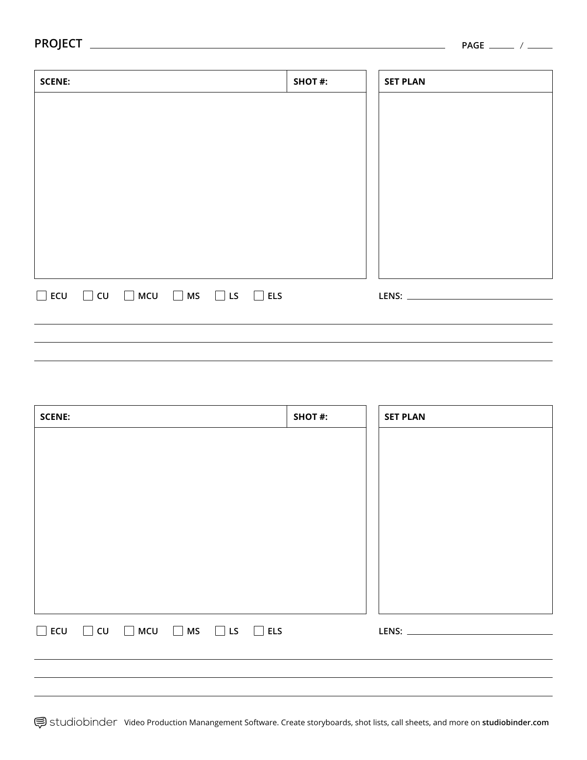 FREE Commercial Storyboard Templates For Video Producers