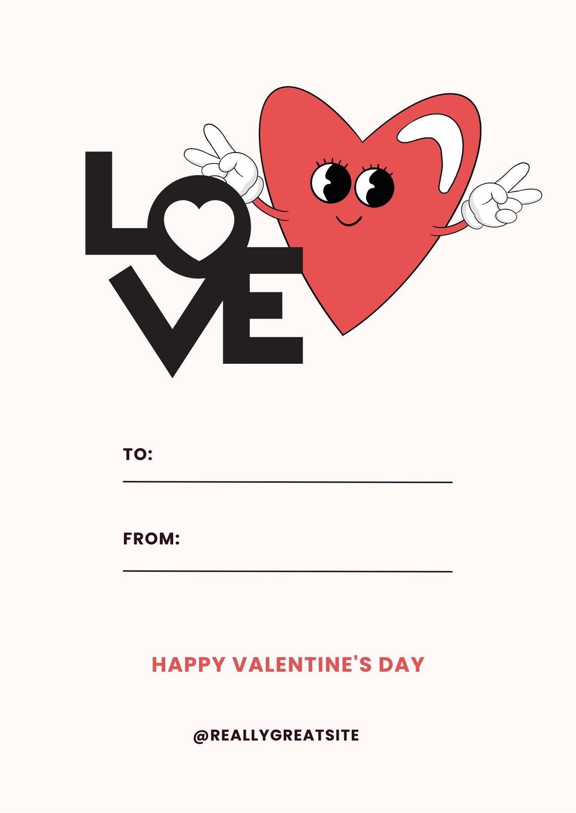 Free Custom Printable Friend s Valentine s Day Card Templates Canva