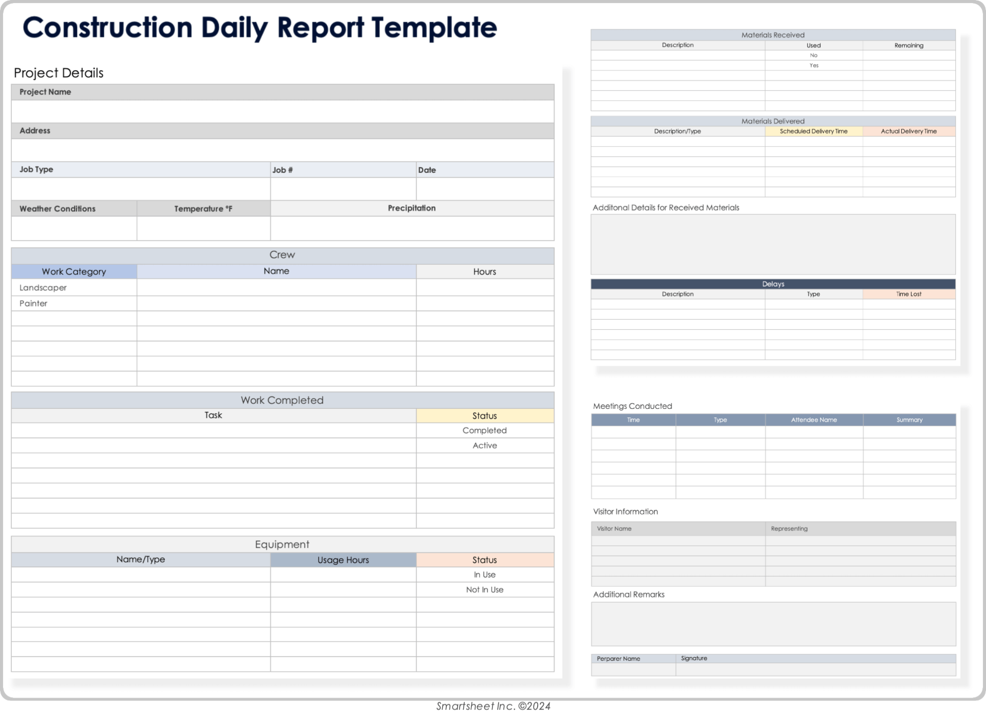 Free Daily Report Templates
