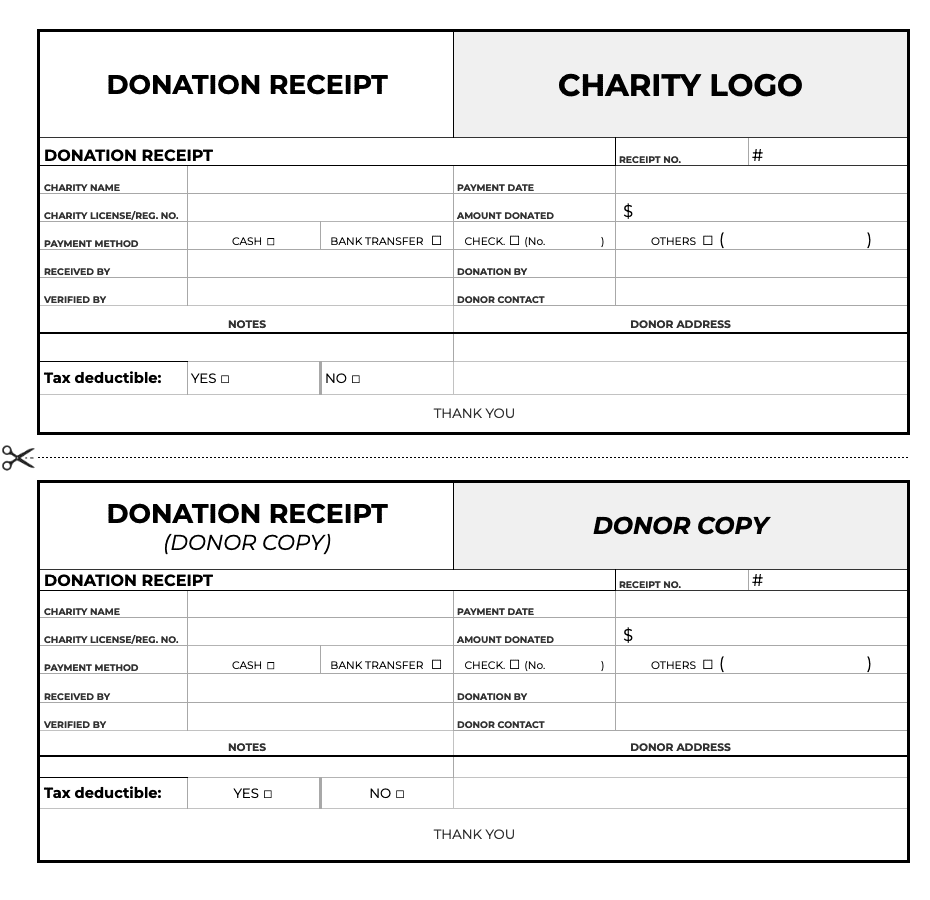 Free Donation Receipt Templates Bookipi Free Donation Receipt Templates Bookipi