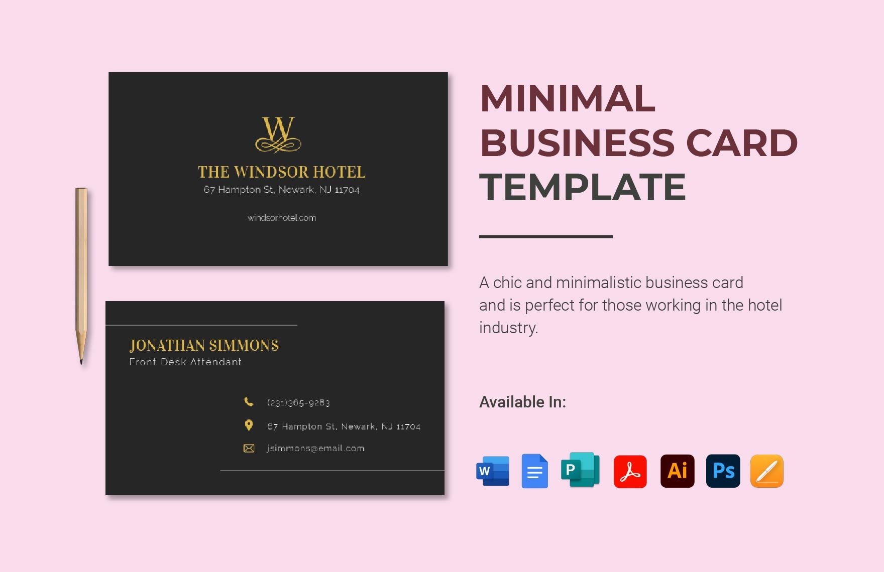 Free Editable Business Card Templates In Google Docs To Download