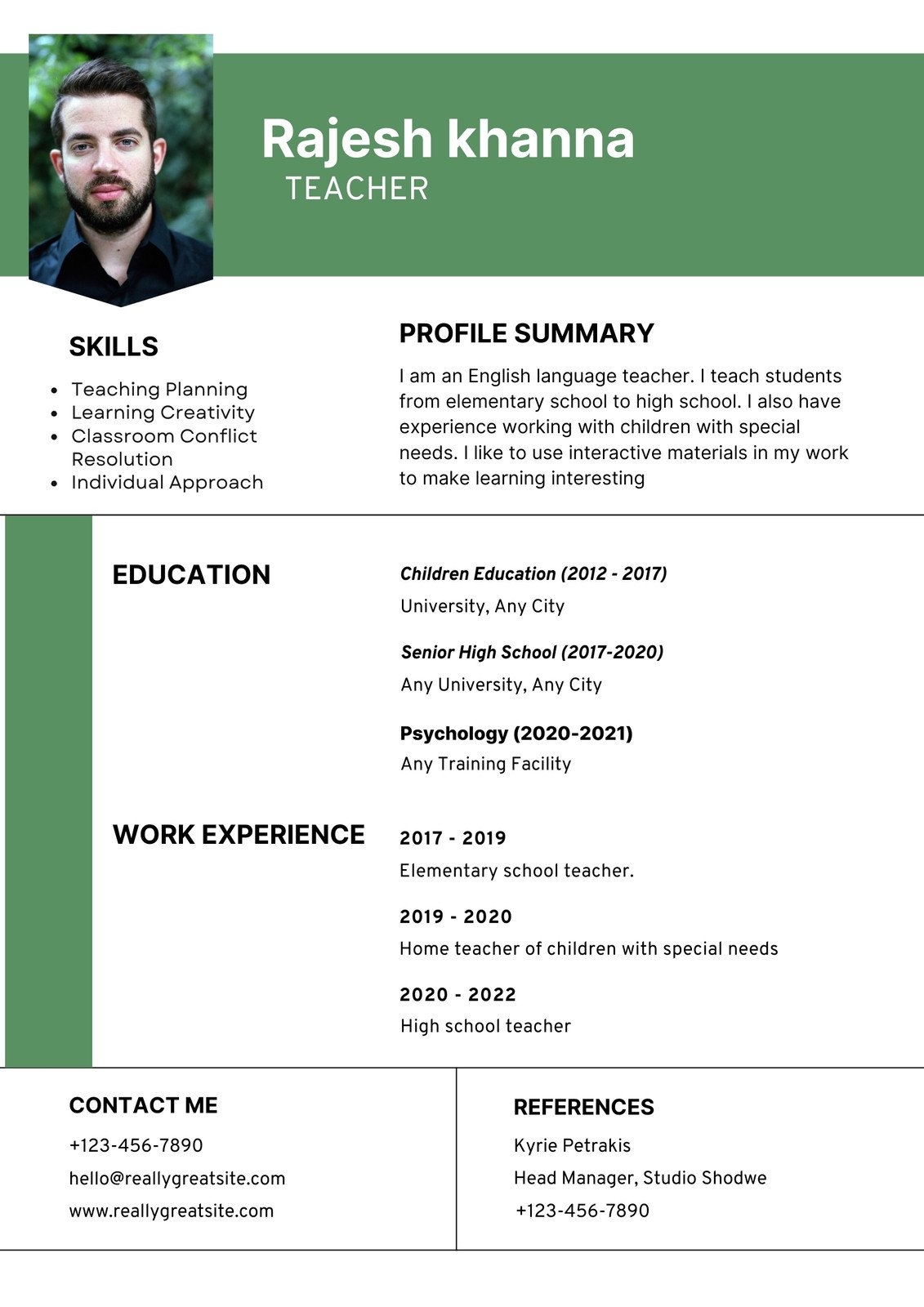 Free Editable Teacher Resume Templates Canva Free Editable Teacher Resume Templates Canva