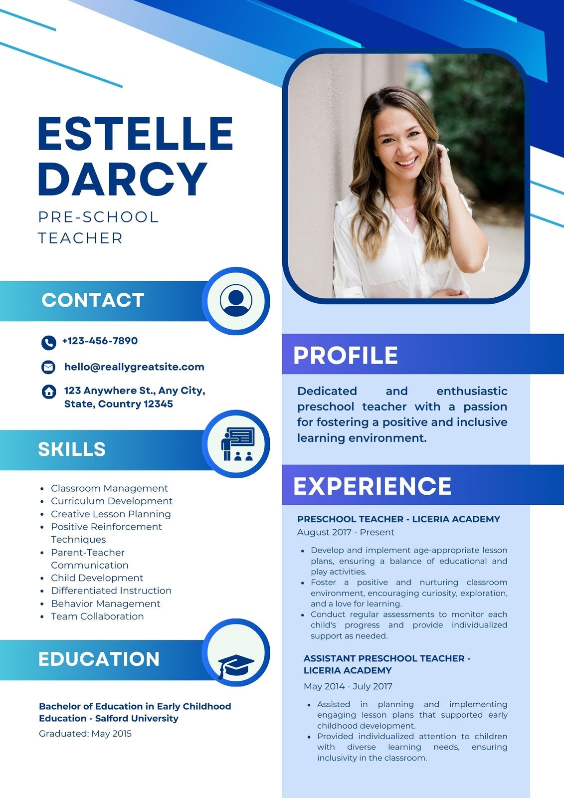 Free Editable Teacher Resume Templates Canva Free Editable Teacher Resume Templates Canva
