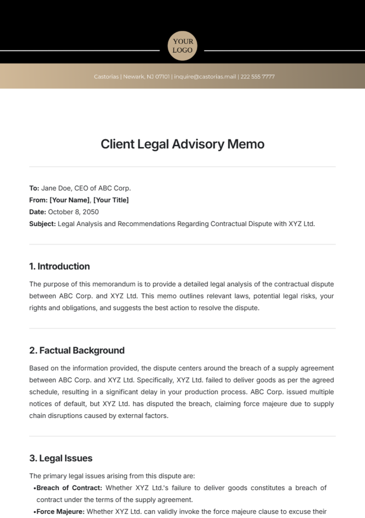 Free Legal Memo Templates To Edit Online And Print Free Legal Memo Templates To Edit Online And Print