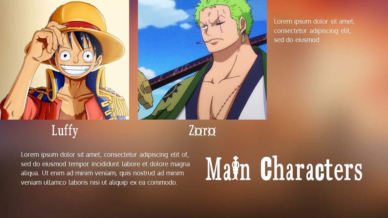 Free One Piece Anime Template PowerPoint Google Slides Free One Piece Anime Template PowerPoint Google Slides