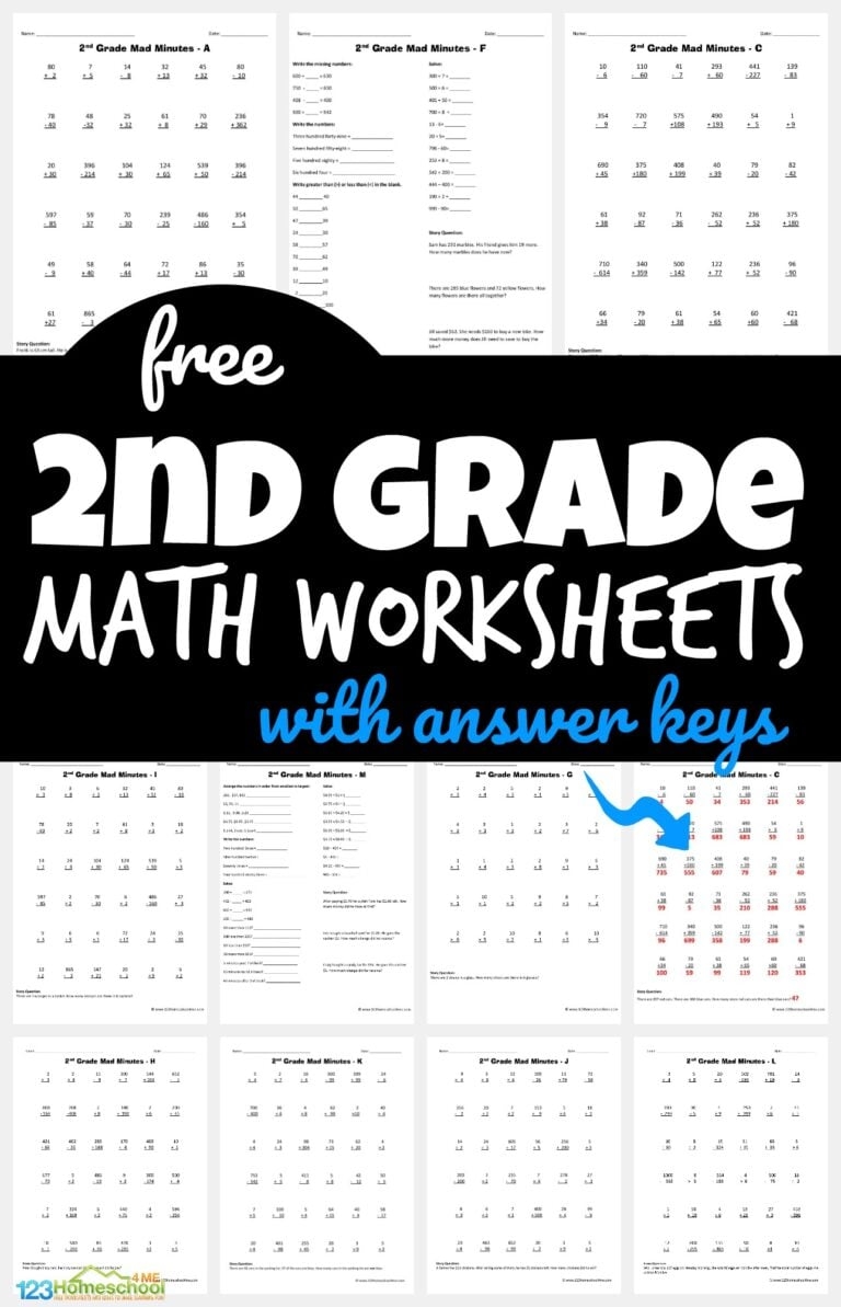 worksheets for 2nd grade