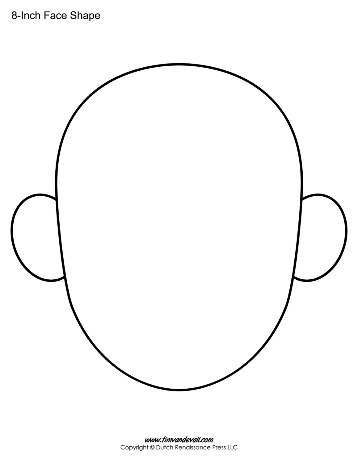 Free Printable Face Template