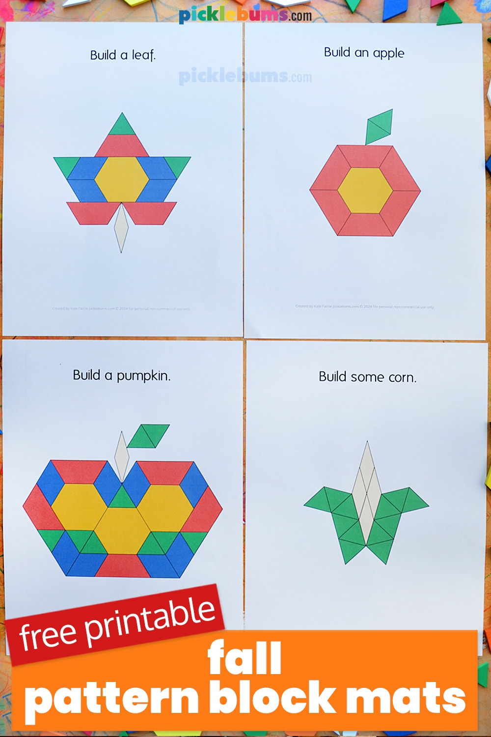 pattern block templates