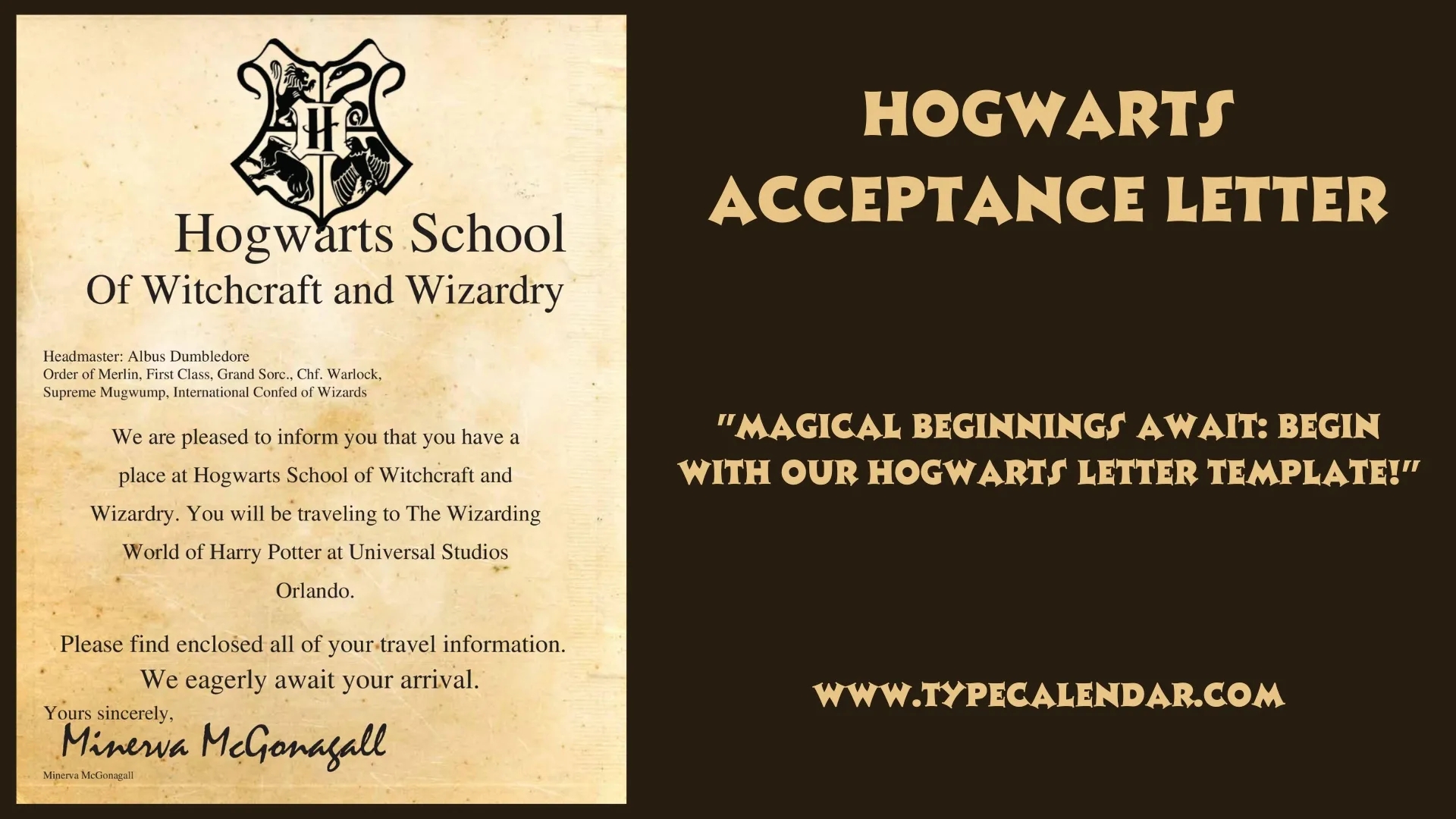 Free Printable Harry Potter Hogwarts Acceptance Letter Templates PDF Word Free Printable Harry Potter Hogwarts Acceptance Letter Templates PDF Word