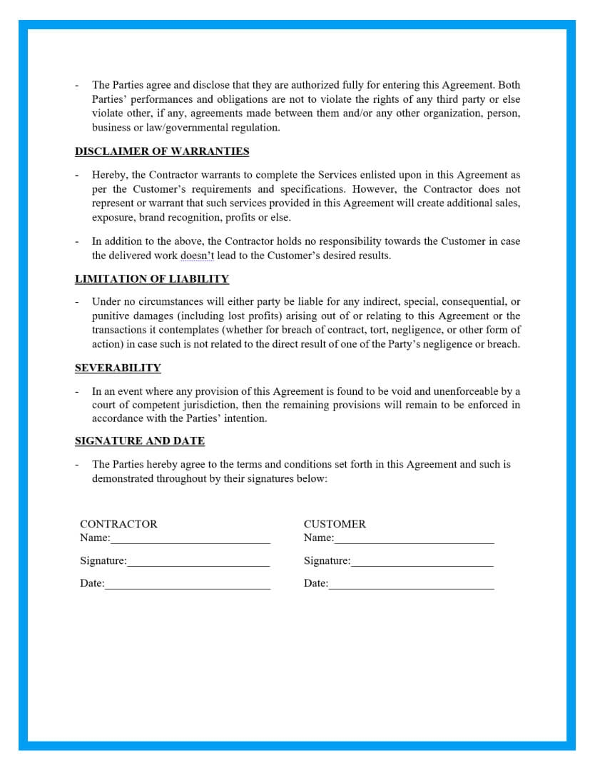 Free Roofing Contract Template Samples Free Roofing Contract Template Samples