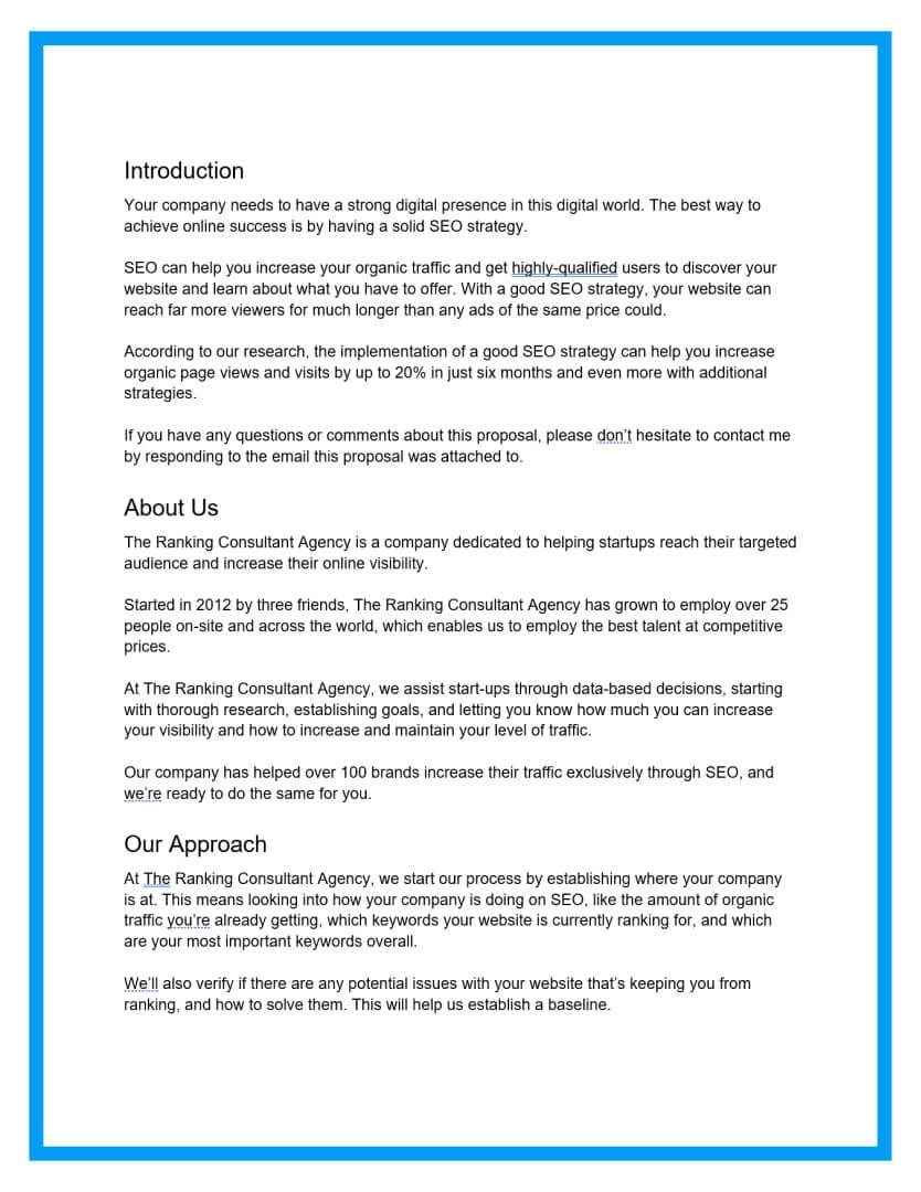 Free SEO Proposal Template To Help You Win More Clients Free SEO Proposal Template To Help You Win More Clients