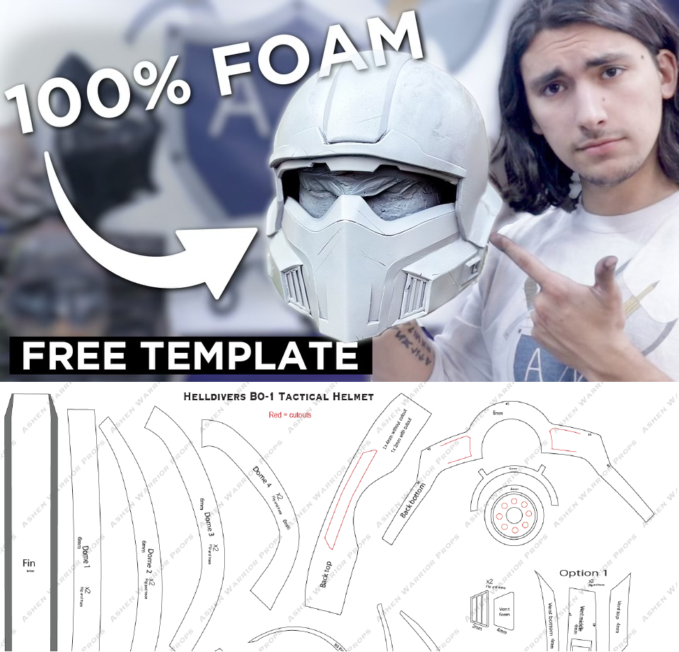 Free Templates Ashen Warrior Props