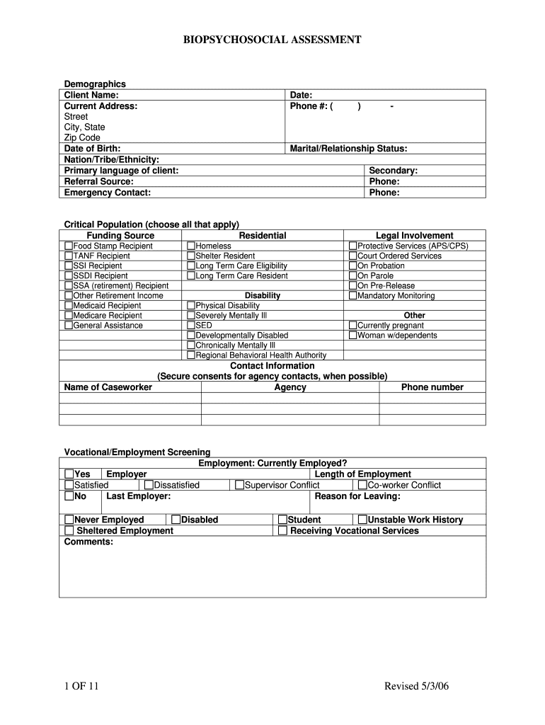 FTP Directory Listing Biopsychosocial Assessment Form Fill Online Printable Fillable Blank PdfFiller