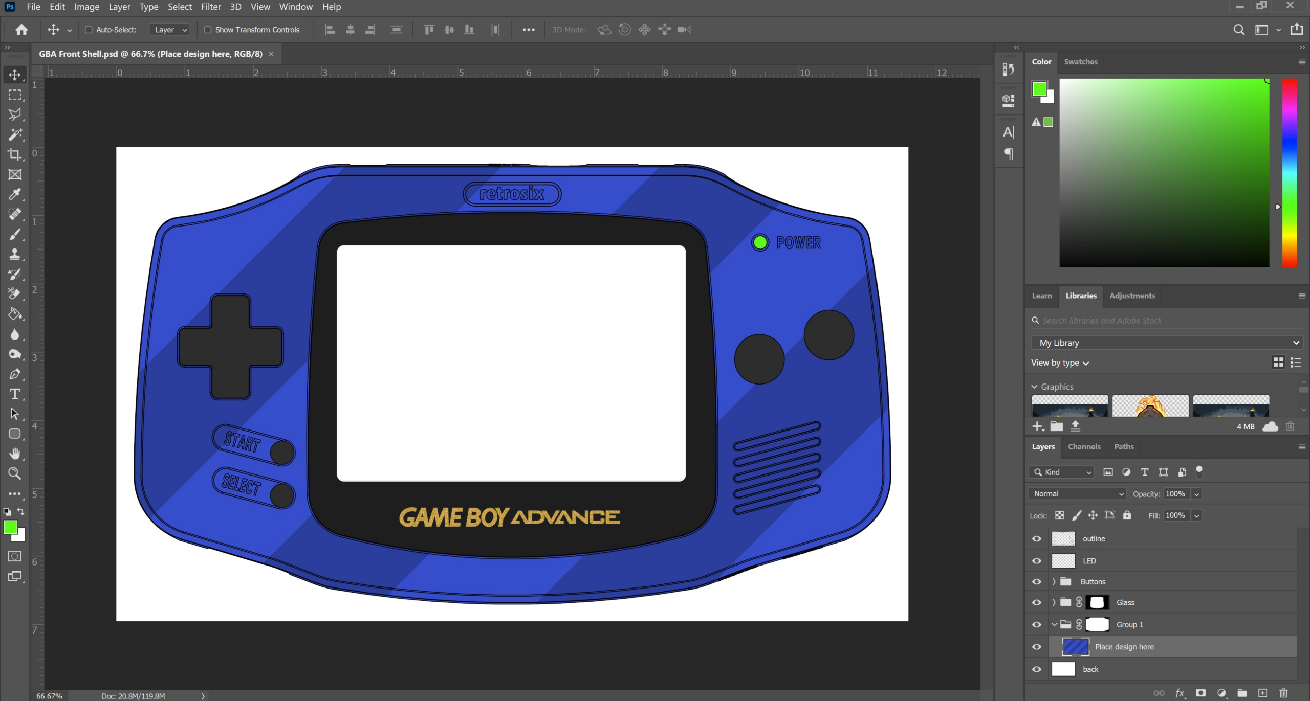 GBA Shell Print Template RetroSix Wiki