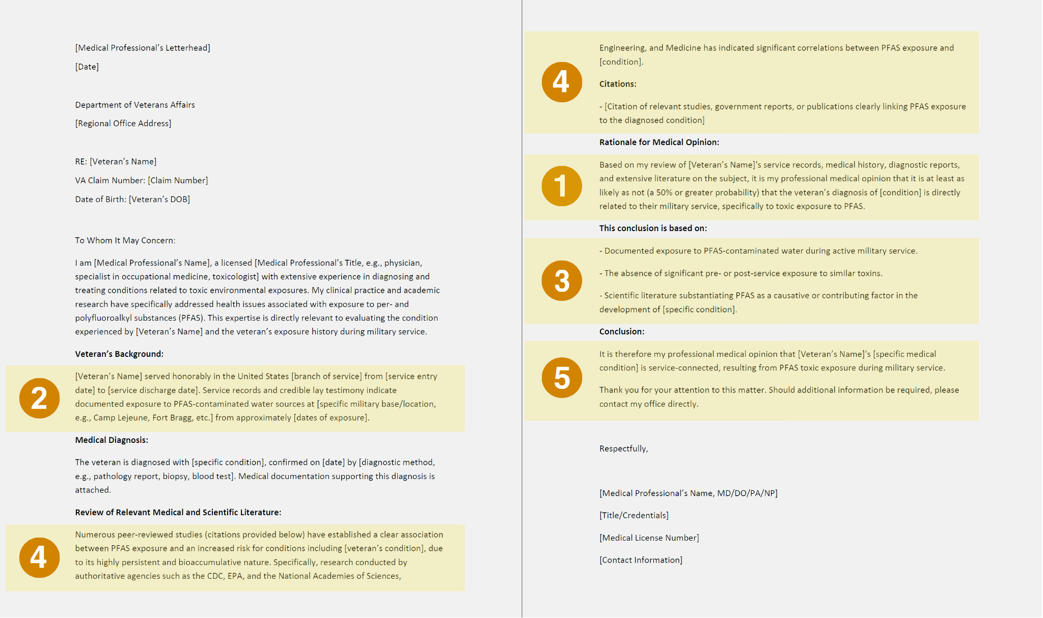 Getting A Nexus Letter For A VA Disability Toxic Exposure Claim PFAS Water Experts