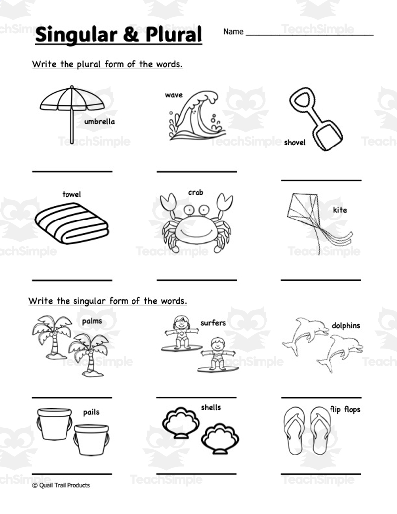 Grade 2 ELA Worksheets Beach Theme By Teach Simple Grade 2 ELA Worksheets Beach Theme By Teach Simple