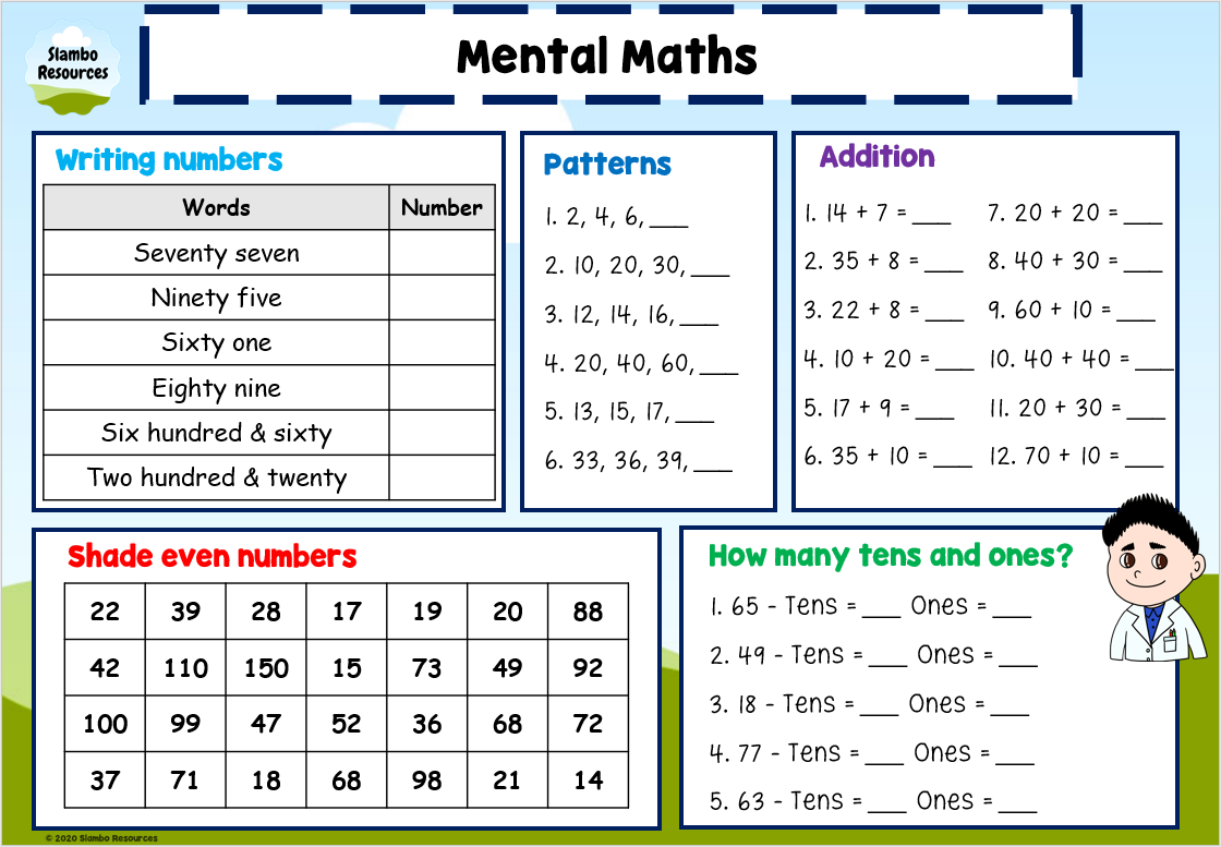 Grade 2 Maths Slamboresources