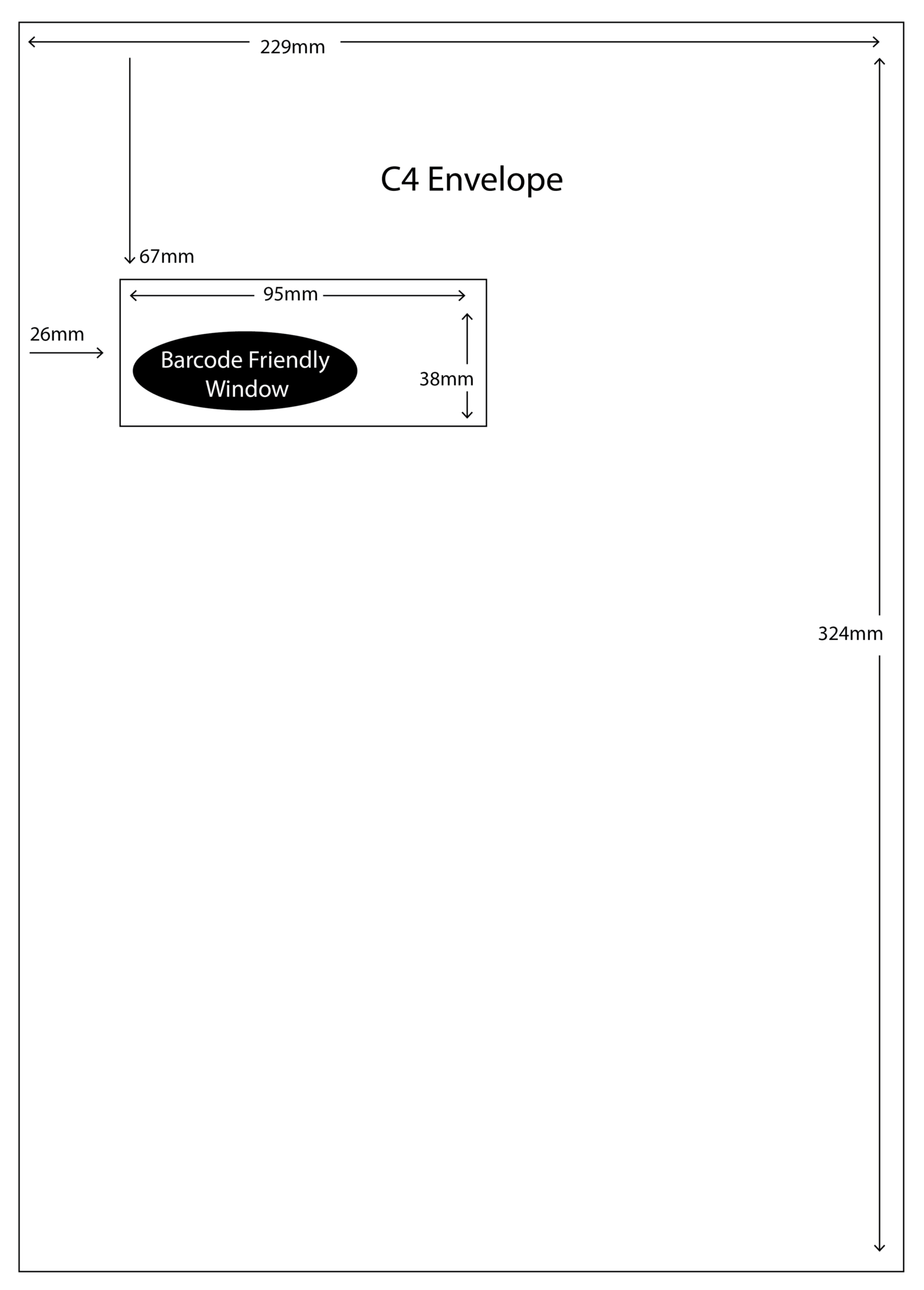 Guide To Common Envelope Window Positions Glide Print Are Your Local Print Expert West Perth Servicing Australia