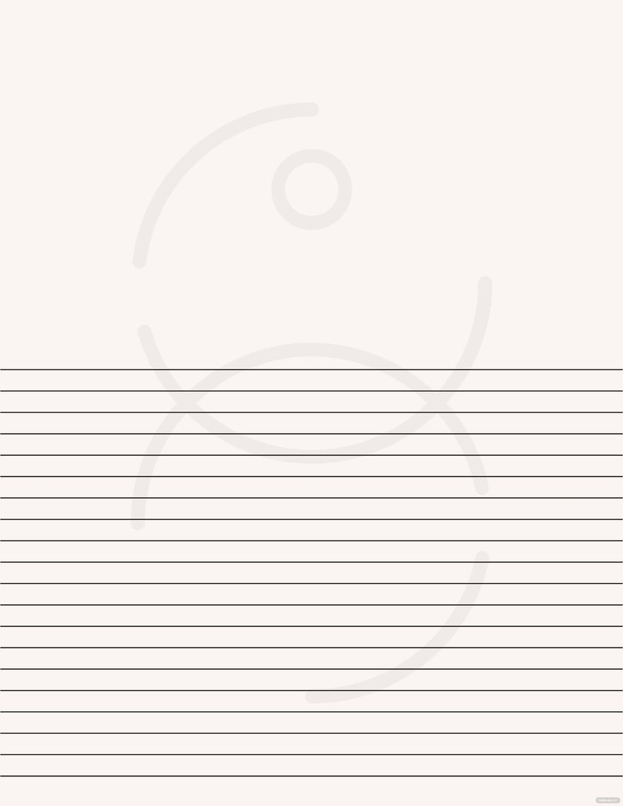 Half Lined Notebook Paper Template In Illustrator Word Pages PSD PDF Google Docs Download Template
