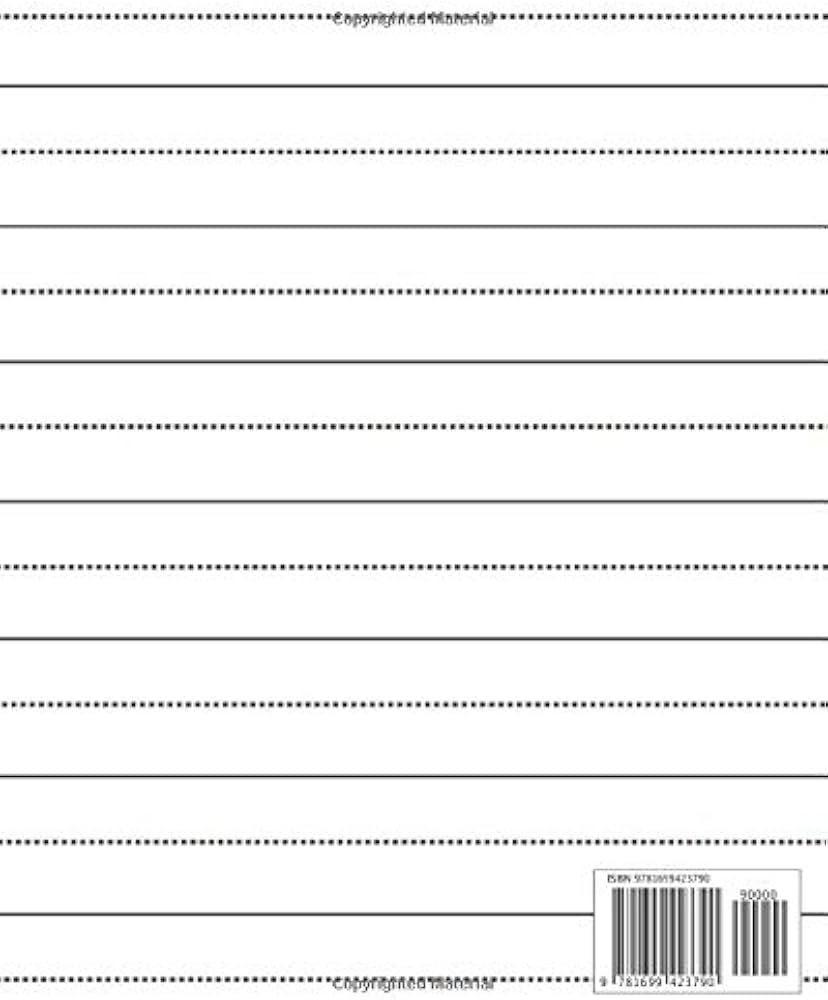 Handwritting Papper For Kids Handwriting Practice Paper 3 Line Writing Sheets For Kids 8x10 120 Pages Practical Workbook For Preschool And Kindergarten Childrens Ages 2 4 3 5 Powers Variegated 9781699423790 Amazon Books