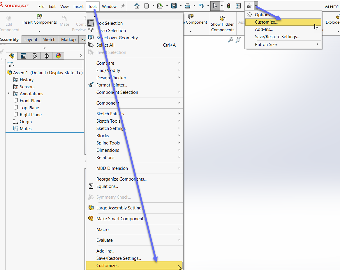How To Create And Add SOLIDWORKS Macro Buttons To Your Toolbars How To Create And Add SOLIDWORKS Macro Buttons To Your Toolbars