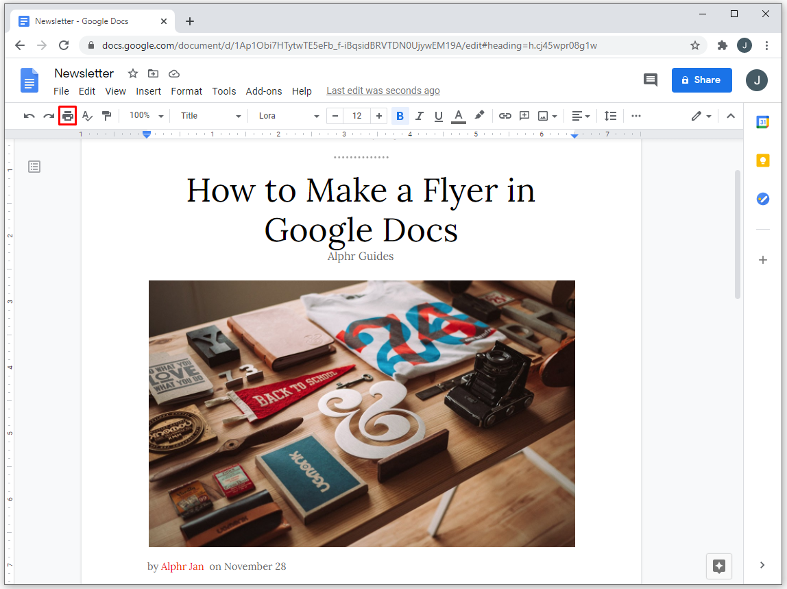 How To Make A Flyer In Google Docs How To Make A Flyer In Google Docs