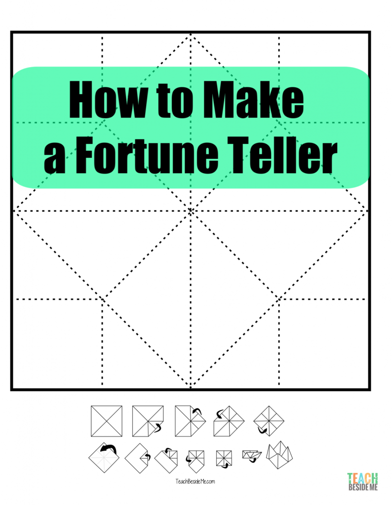How To Make A Paper Fortune Teller Or Cootie Catcher Teach Beside Me How To Make A Paper Fortune Teller Or Cootie Catcher Teach Beside Me