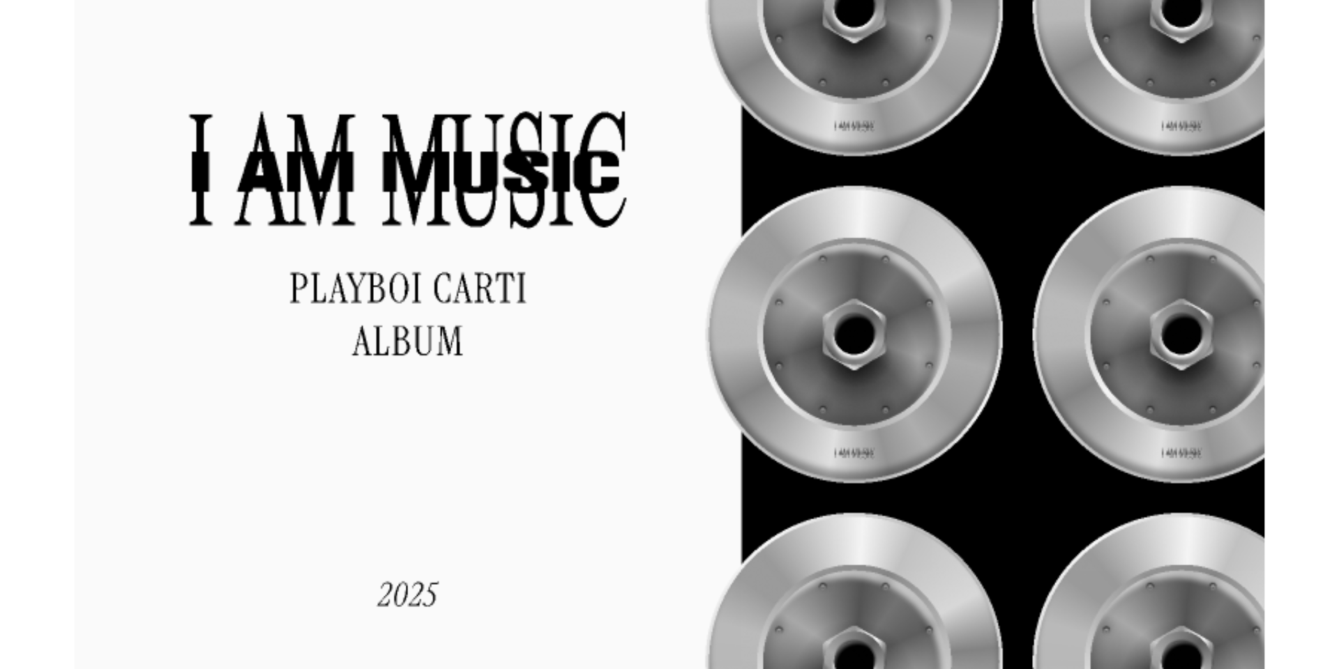 I AM MUSIC Album Cover Vector Materials Figma