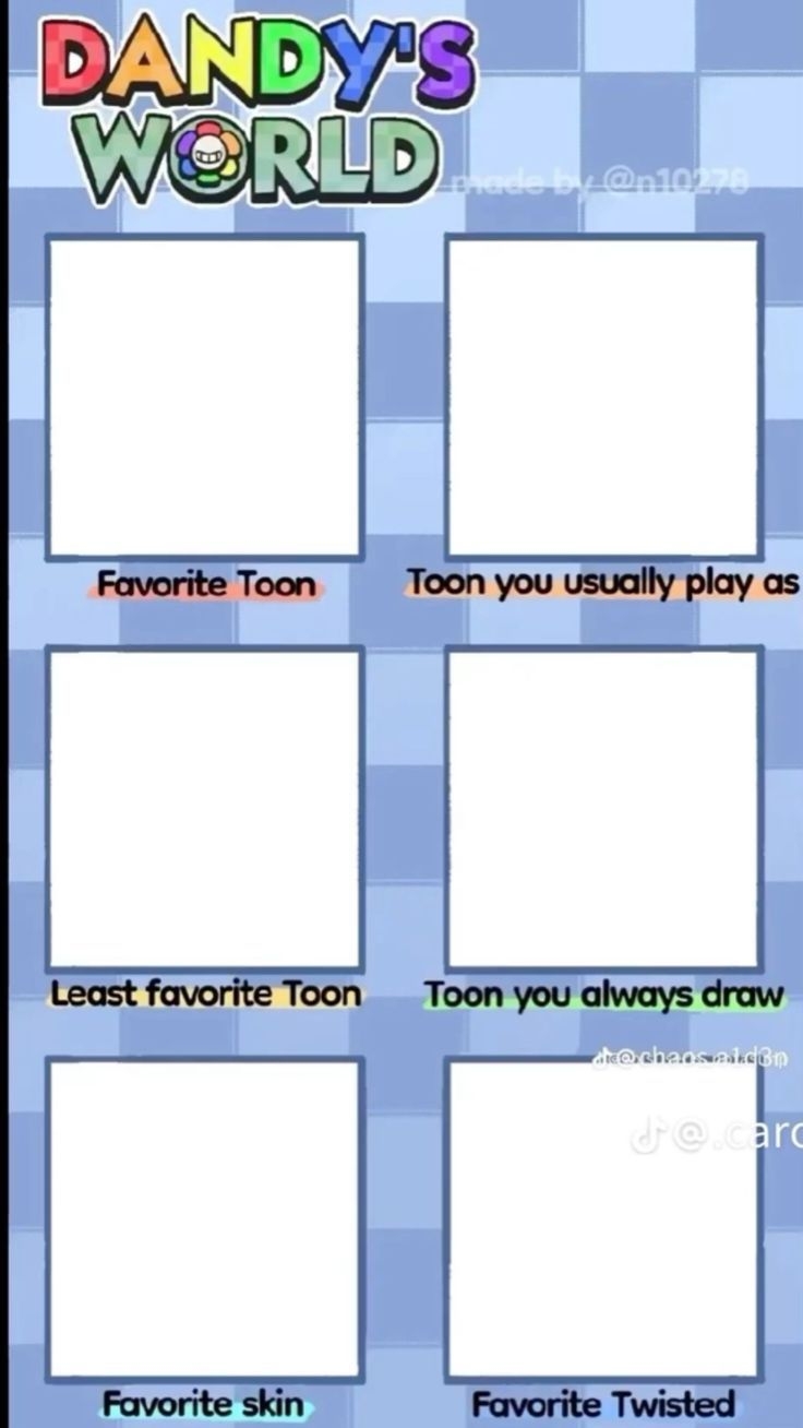 dandys world stat template
