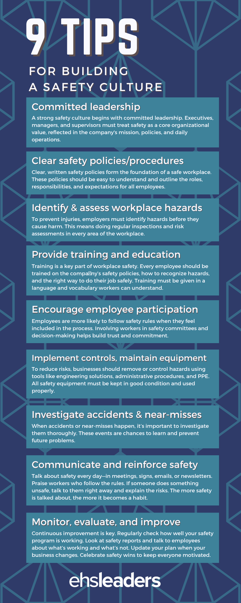 company core safety information template