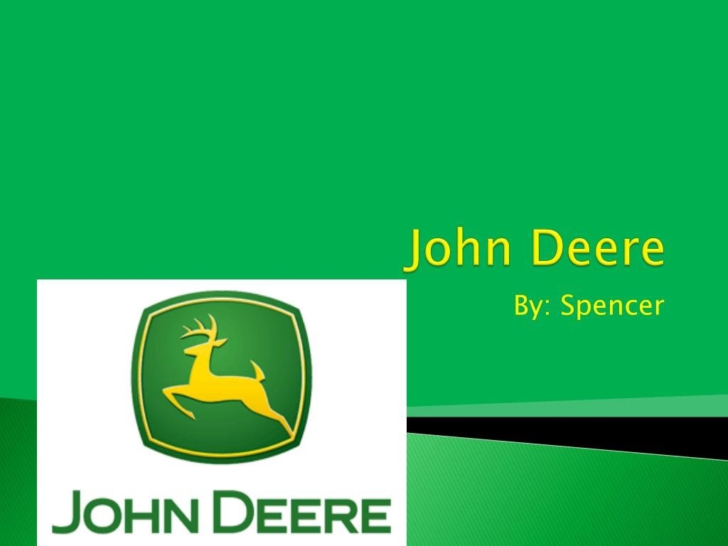 John Deere Business PowerPoint Template For Professional Presentations Life Update