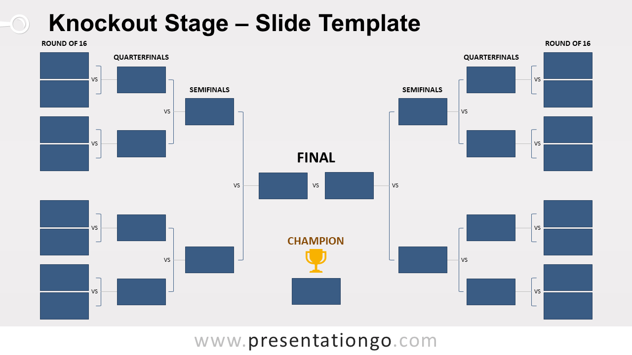 Knockout Stage For PowerPoint And Google Slides