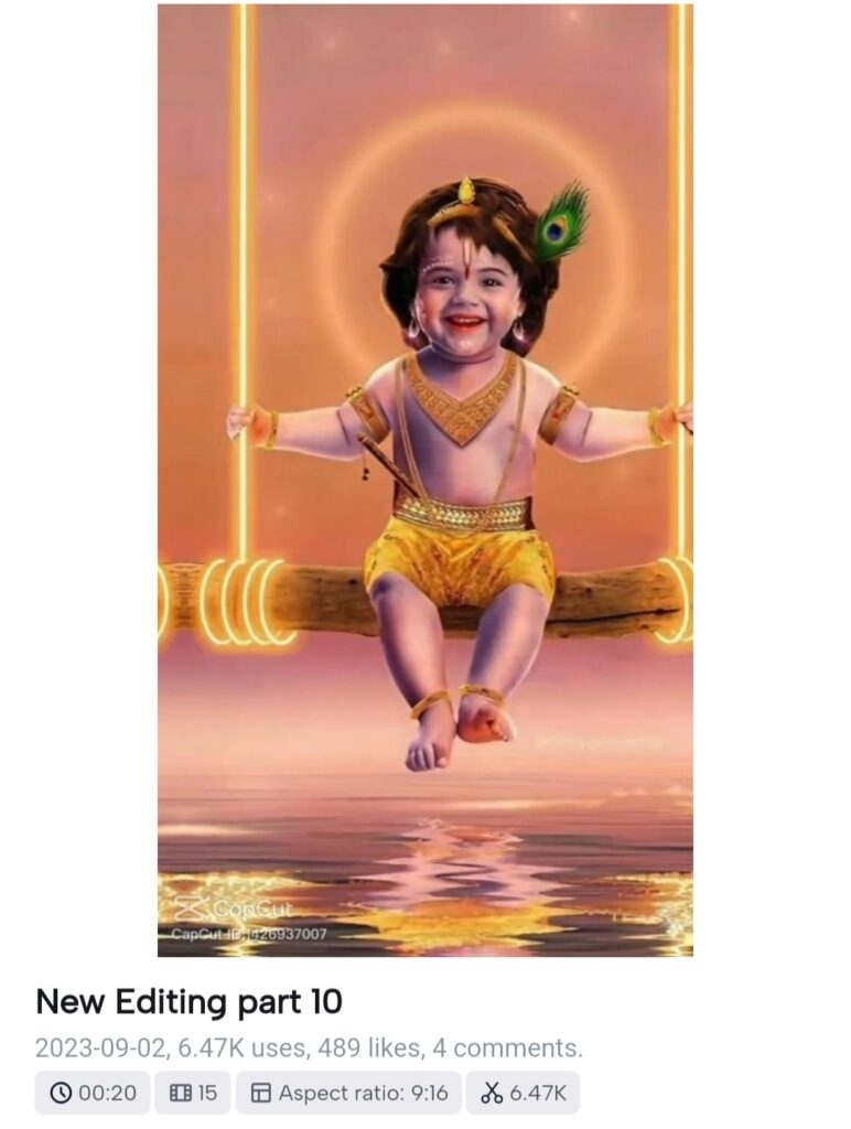 Krishna Janmashtami CapCut Template Link 2023 Krishna Janmashtami Template Krishna Janmashtami CapCut Template Link 2023 Krishna Janmashtami Template