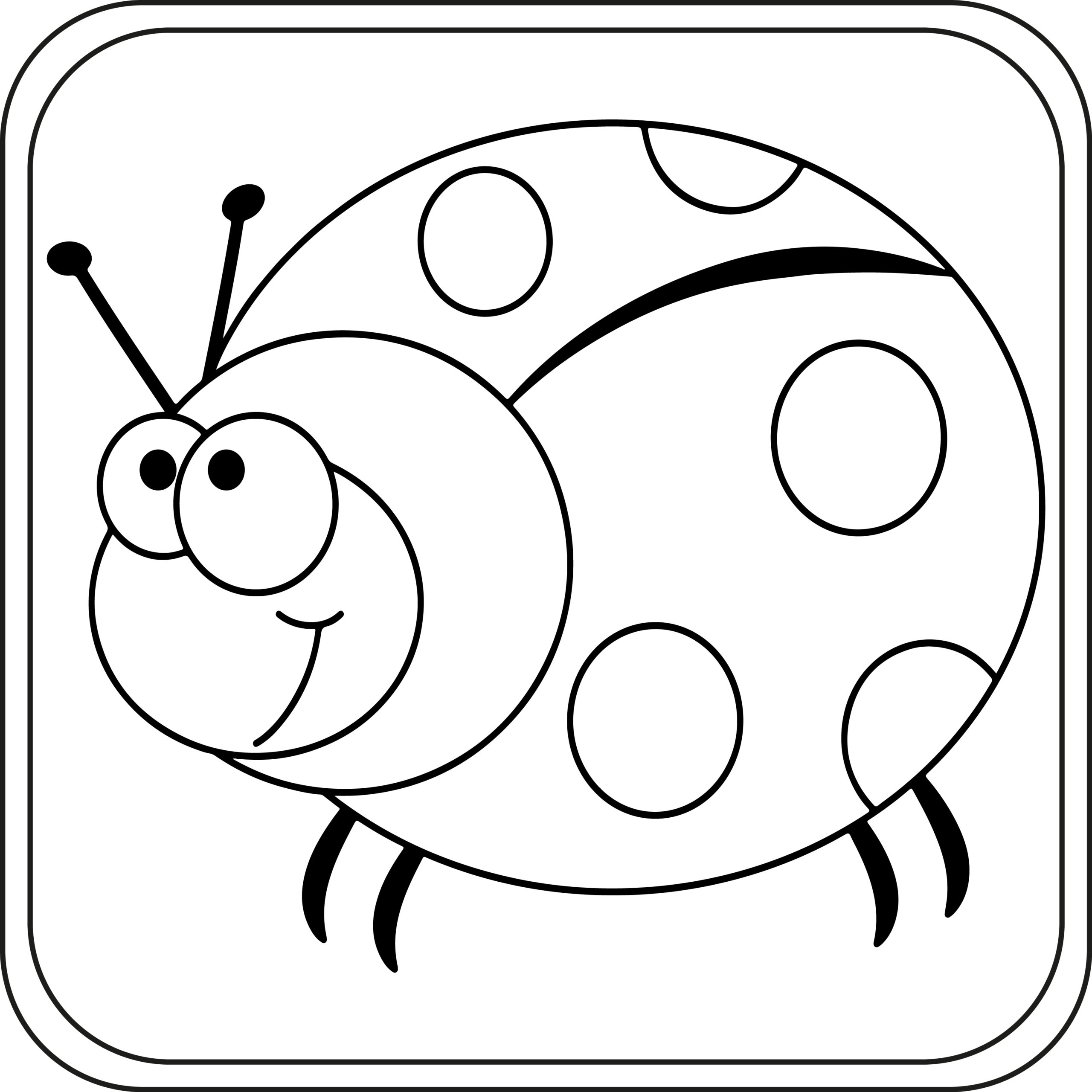 ladybug coloring template