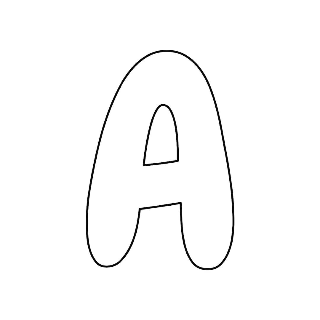 Large Alphabet Bubble Letters For Classroom Big Letters And Numbers Templates Printable Block Letter Of The Week Kindergarten Homeschool Etsy Large Alphabet Bubble Letters For Classroom Big Letters And Numbers Templates Printable Block Letter Of The Week Kindergarten Homeschool Etsy