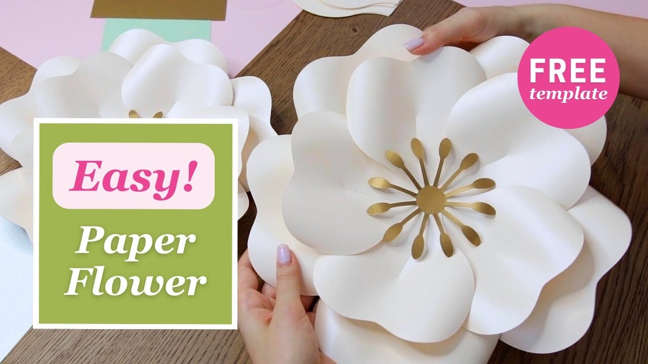paper flower template