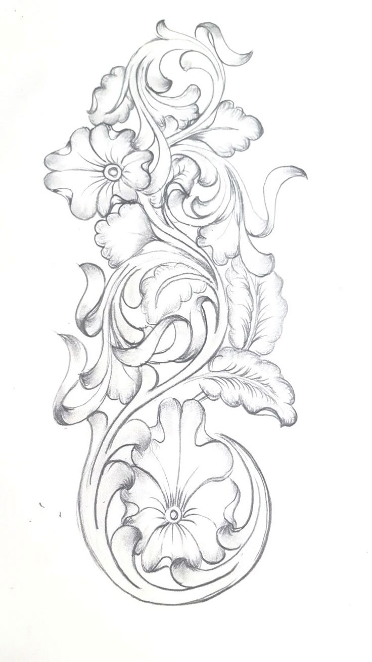 Leather Tooling Patterns An Old Book With Drawings