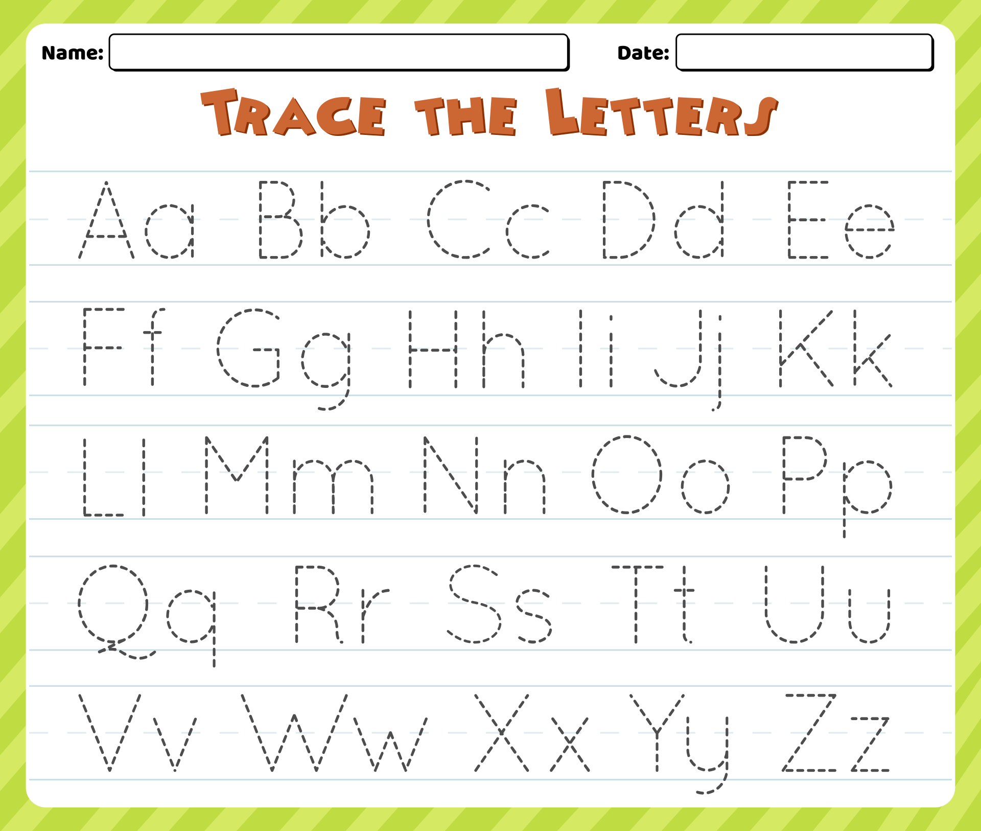 big letters to trace big letters to trace