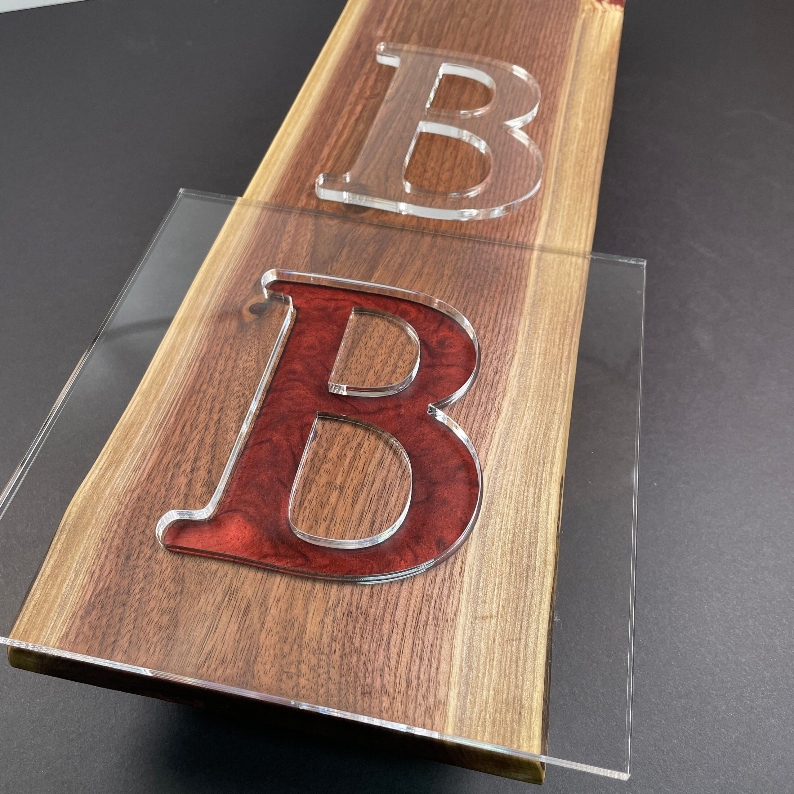 Letter Router Templates clear Acrylic Etsy
