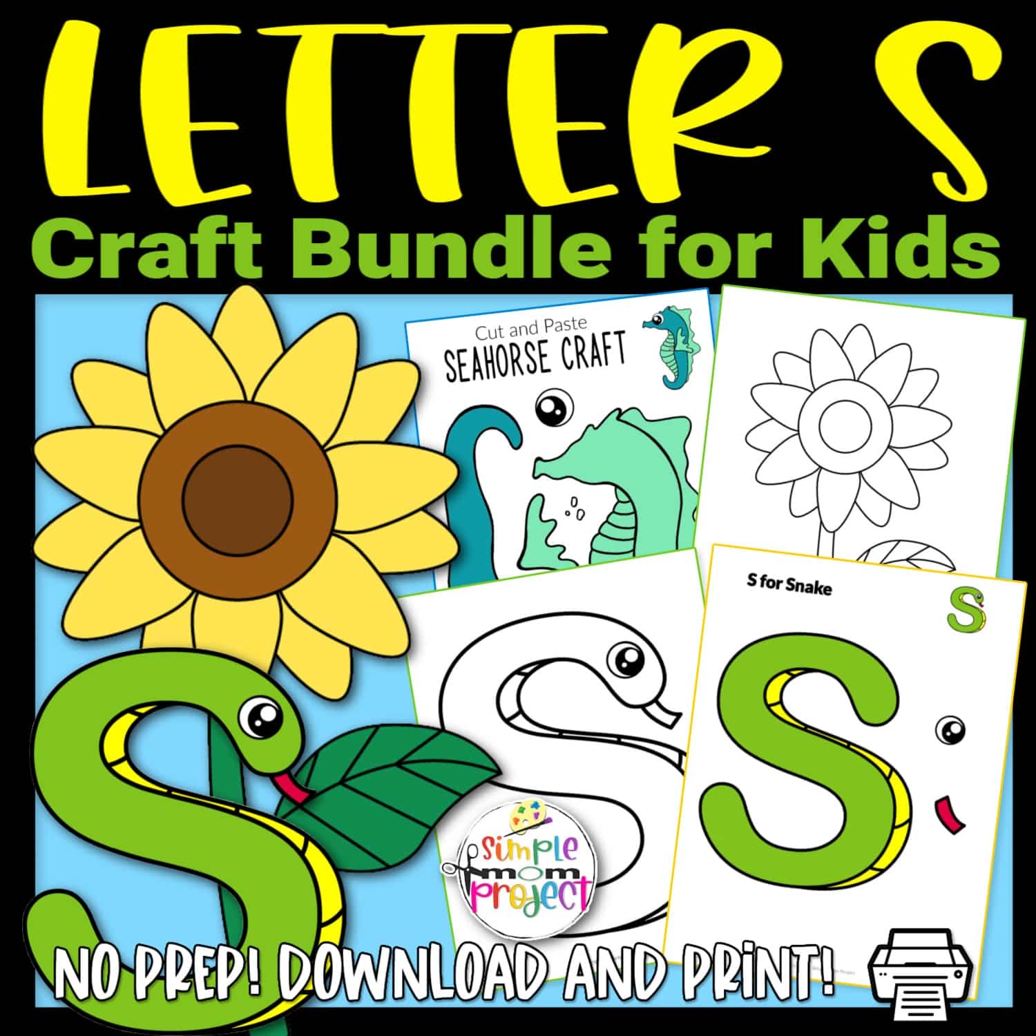 Letter S Activity Bundle Printable Worksheets Crafts Learning Activities For Kids Simple Mom Project Store Letter S Activity Bundle Printable Worksheets Crafts Learning Activities For Kids Simple Mom Project Store