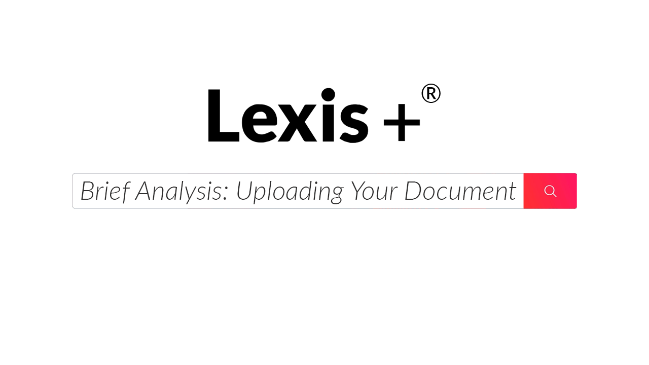 Lexis Support Training