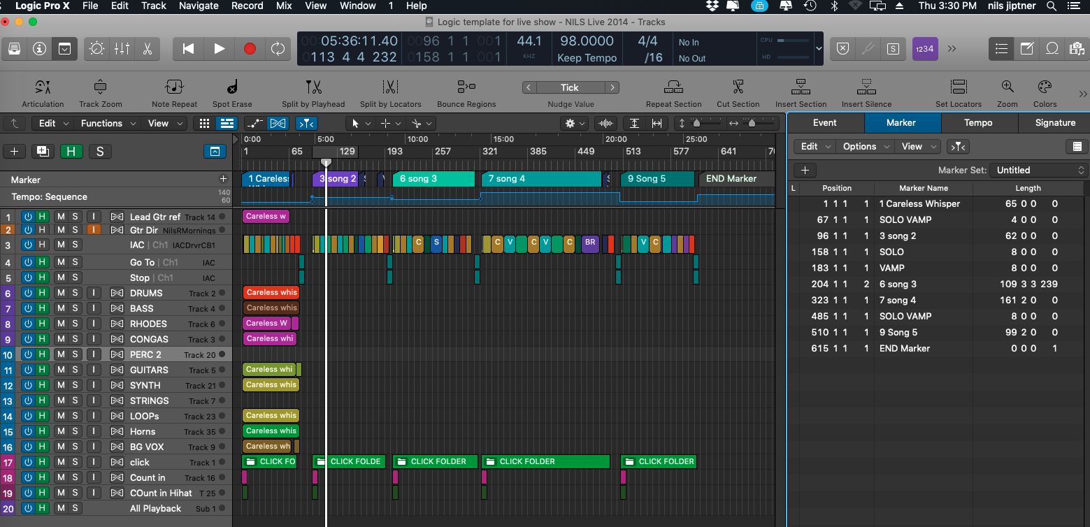 Logic Session Template For Live Tracks Nilsmusic Logic Session Template For Live Tracks Nilsmusic
