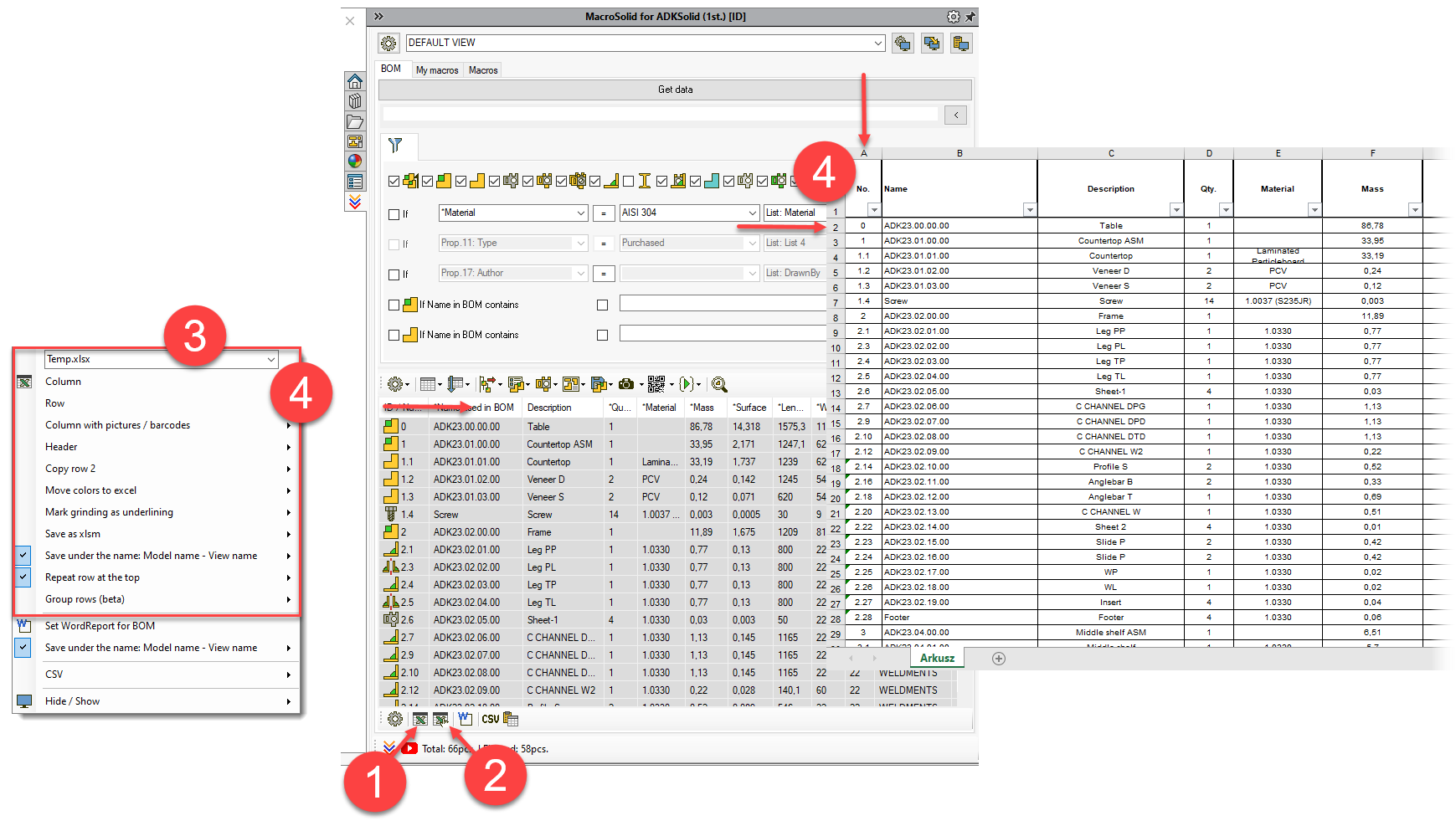 MacroSolid ExcelBOM2 MacroSolid ExcelBOM2