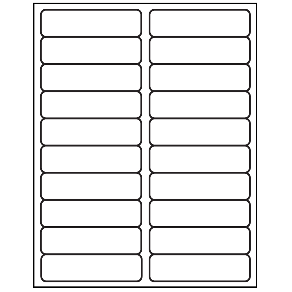 Main Item Numbers Avery Laser Inkjet Labels 5161 1 In H X 4 In W 2000 Box
