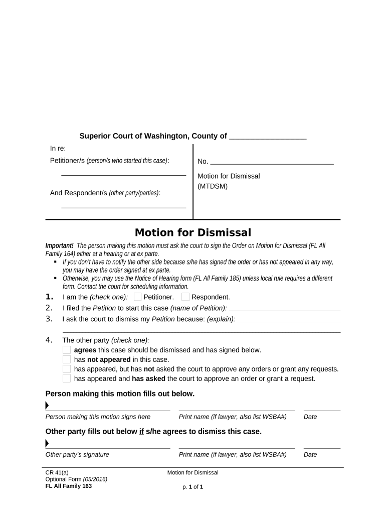 Motion Order Dismissal Form Pre built Template AirSlate SignNow Motion Order Dismissal Form Pre built Template AirSlate SignNow