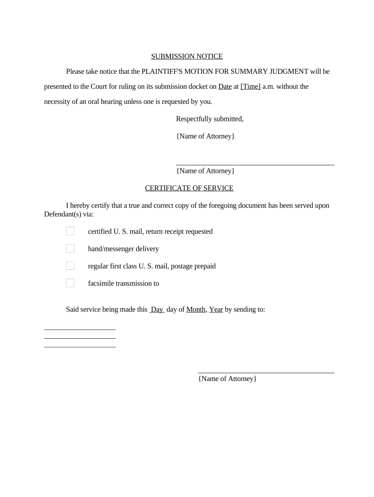 Motion Summary Judgment Template Form Pre built Template AirSlate SignNow Motion Summary Judgment Template Form Pre built Template AirSlate SignNow