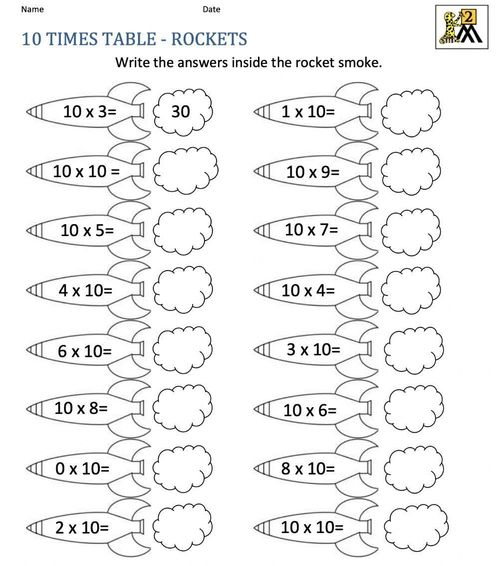 multiplication worksheets by 10 multiplication worksheets by 10