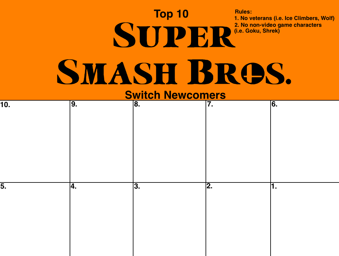 smash bros game template smash bros game template