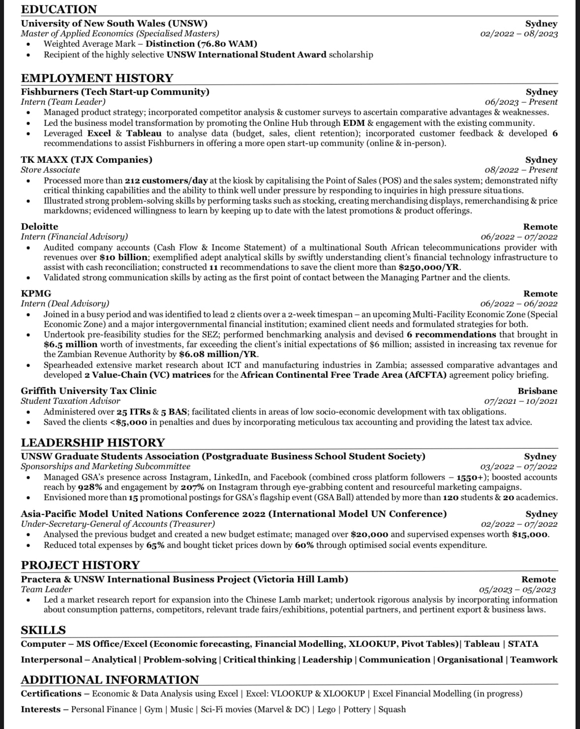 Need Some Resume Feedback Wall Street Oasis