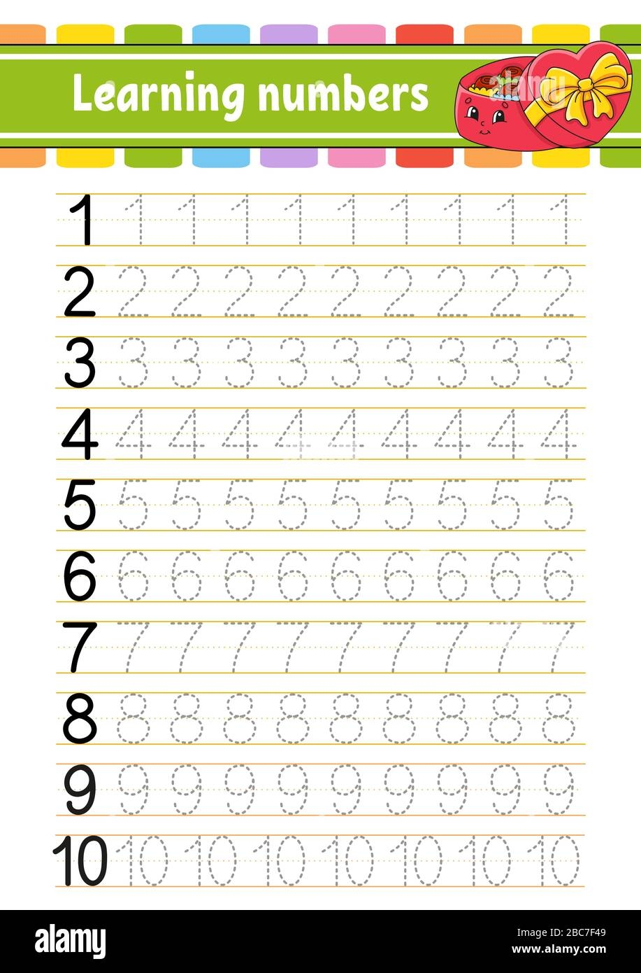 Number 1 10 Trace And Write Handwriting Practice Learning Numbers For Kids Education Developing Worksheet Activity Page Game For Toddlers Isola Stock Vector Image Art Alamy Number 1 10 Trace And Write Handwriting Practice Learning Numbers For Kids Education Developing Worksheet Activity Page Game For Toddlers Isola Stock Vector Image Art Alamy